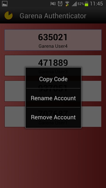 Garena Authenticator - Preview 9