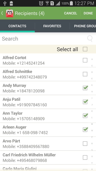 SMS Scheduler Free - Preview 7
