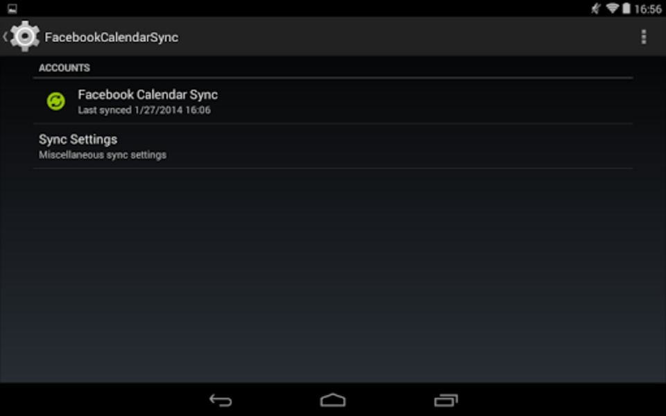 Facebook Calendar Sync - Preview 2