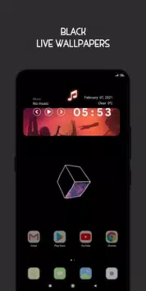 Black Live Wallpapers - Preview 3