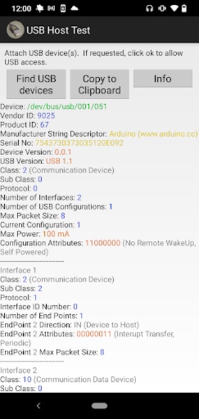 USB Host Test - Preview 1