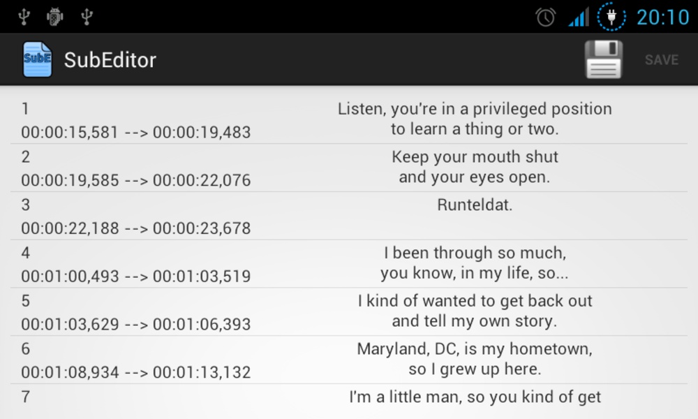 SubEditor - Preview 5
