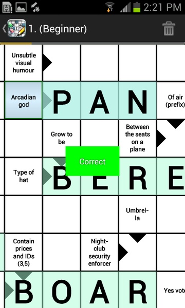 Crosswords Free - Preview 1