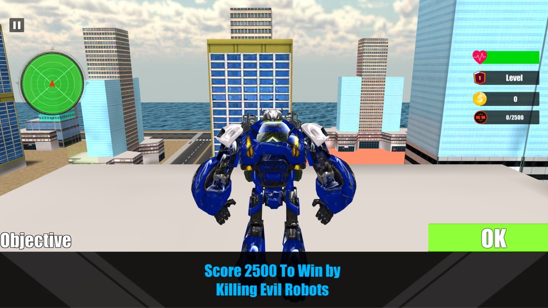 Flying Wild Tiger Robot Game para Android - Download