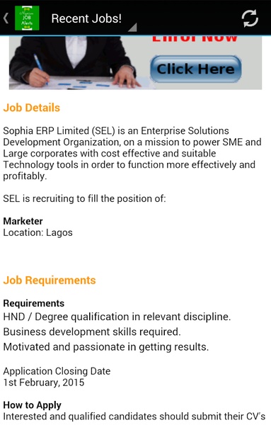 Nigerian Job Alerts - Preview 3