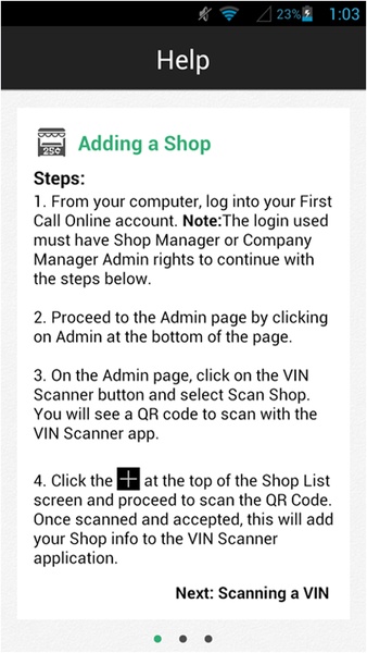 VIN Scanner - Preview 1