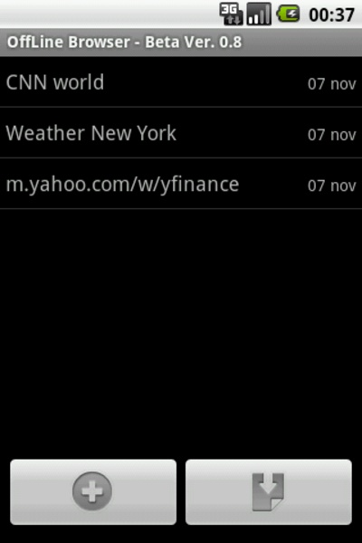 OffLine Browser - Preview 3