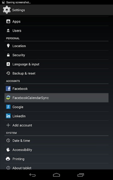 Facebook Calendar Sync - Preview 3