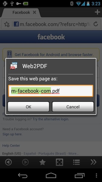 Web2PDF Add-on - Preview 2