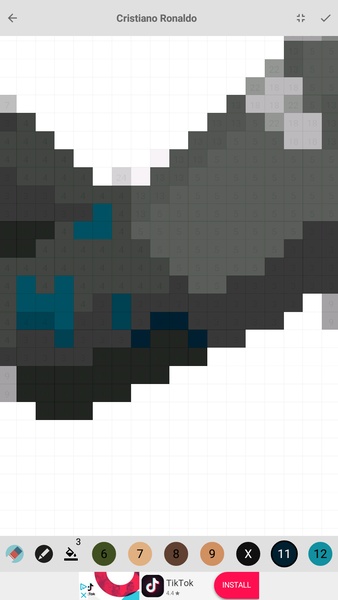 Pixel football logos : Sandbox color by numbers - Preview 7