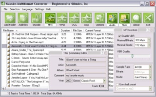 4Musics Multiformat Converter screenshot 1
