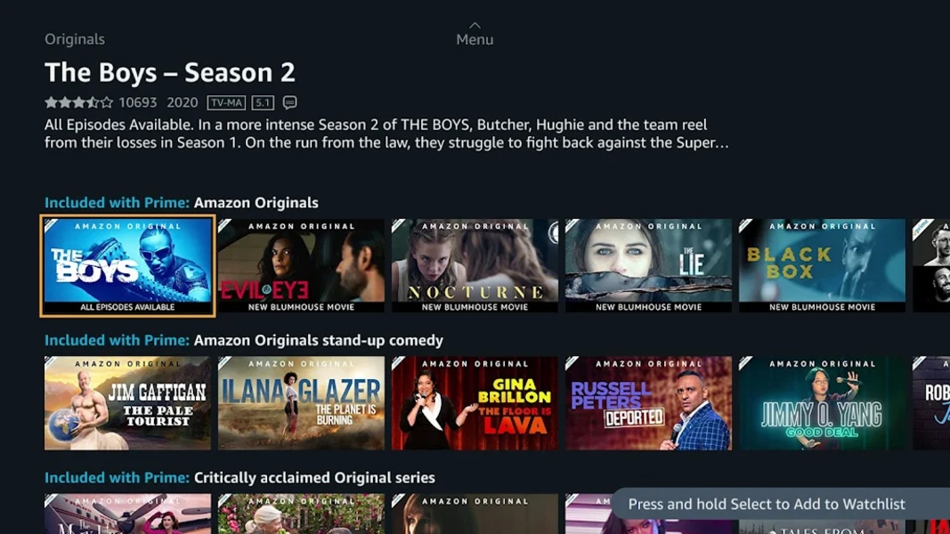 Prime Video Android TV for Android Download the APK from Uptodown