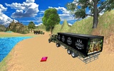 Real Drive Army Check Post Truck Transporter screenshot 4