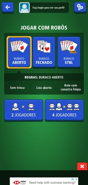 Como jogar Buraco, a versão para Android do popular game de cartas