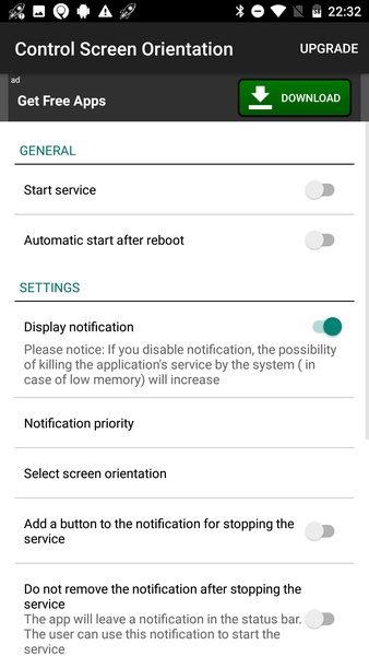 Control Screen Orientation - Preview 4