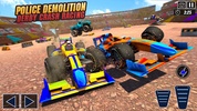 Police Formula Car Demolition Derby Crash Stunts screenshot 5