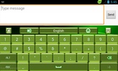 GO Keyboard Green Candy Theme screenshot 2