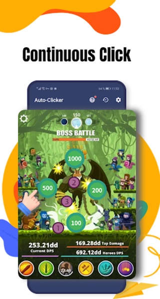Auto Clicker app for games - Preview 4