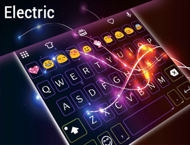 Electric Emoji Keyboard - Preview 1