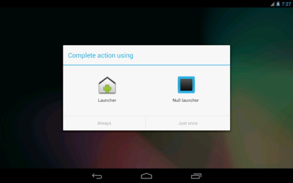 Null launcher - Preview 1
