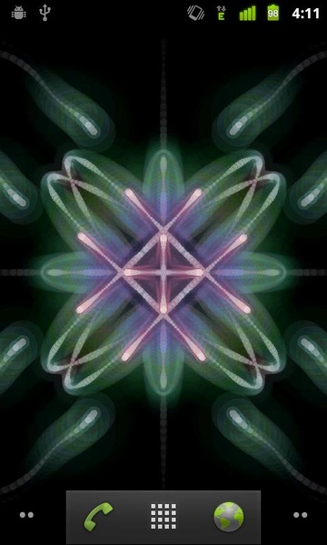 Glow Kaleidoscope Live Wallpaper - Preview 6