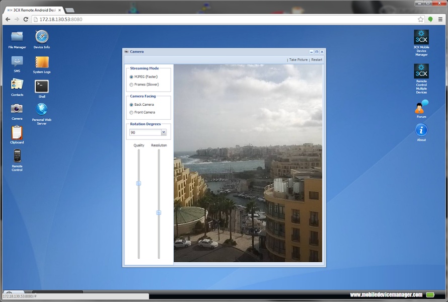 3CX DroidDesktop - Preview 1