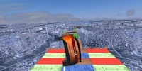 Impossible Stunt Racing Car Free screenshot 2