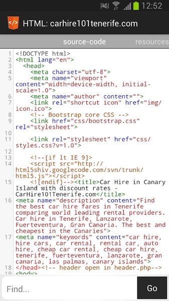 HTML Source Viewer - Preview 3