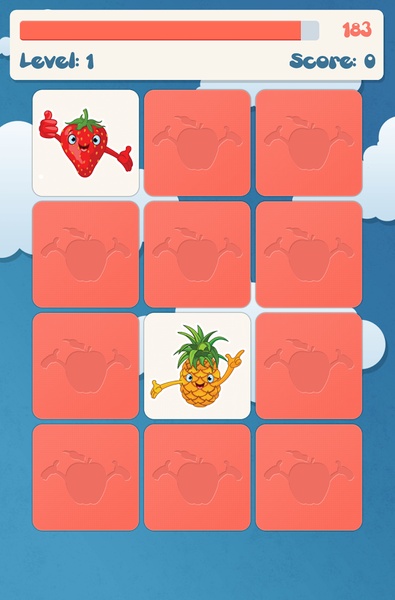 Fruits Memory Game - Preview 1