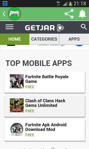 Android Anwendungen herunter - Preview 2