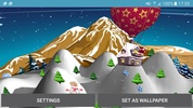 3D Santa Christmas Live Wallpaper screenshot 1