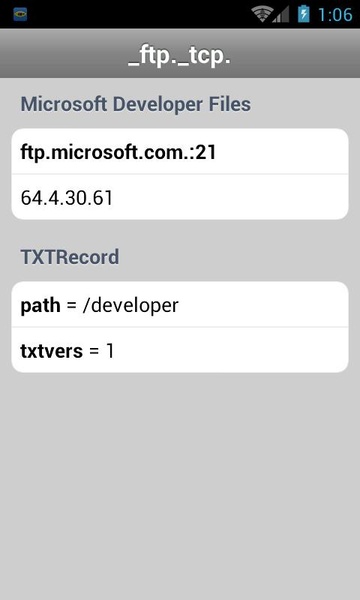 Bonjour Browser - Preview 1