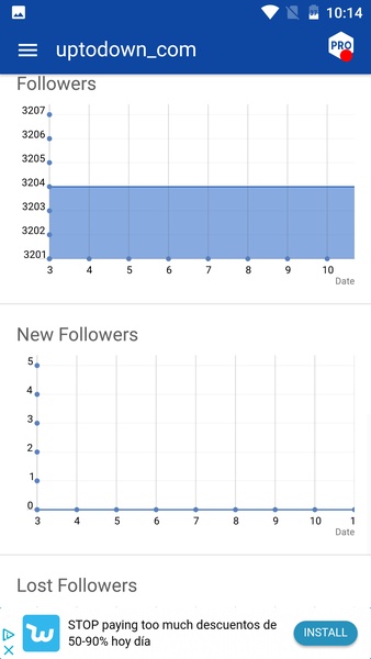 Followers and Unfollowers Analytics for Instagram - Preview 3