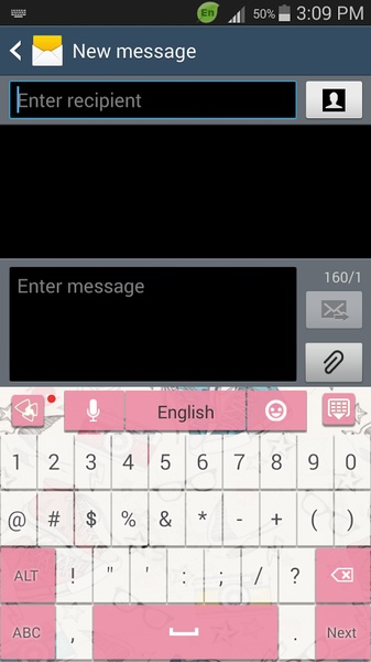 GO Keyboard Cool Theme - Preview 4