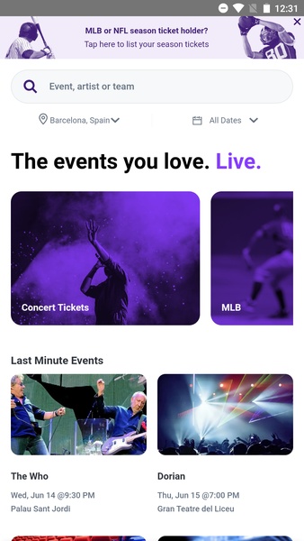 StubHub - Tickets to Events - APK Download for Android