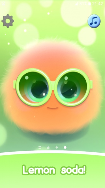 Fluffy Orange Live Wallpaper - Preview 1