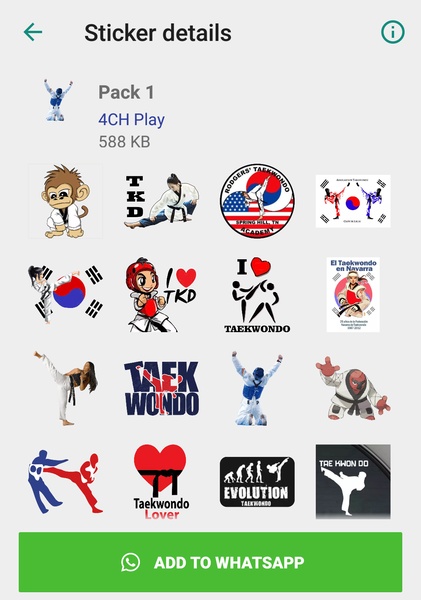 Taekwondo Stickers - Preview 2