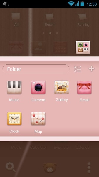 Teddy GOLauncher EX Theme - Preview 2