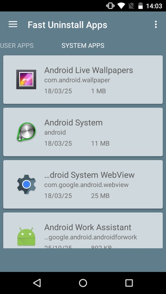 Fast Uninstall Apps - Preview 3