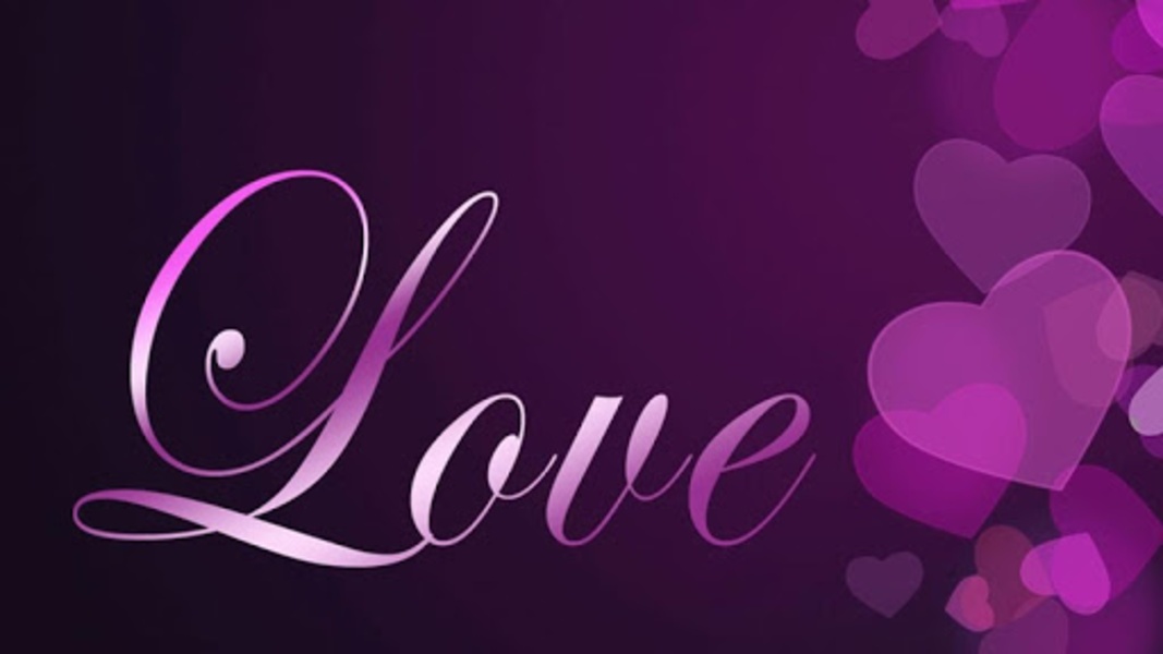 Purple Hearts Live Wallpaper - Preview 1