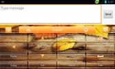 GO Keyboard Orange Autumn Theme screenshot 3