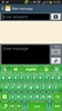 GO Keyboard Green Glitter Theme screenshot 10