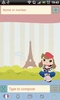GO SMS Sweet Paris Theme screenshot 3