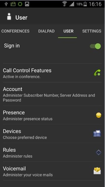 OpenScape Mobile - Preview 5
