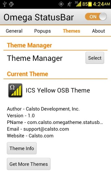 ICS Yellow OSB Theme - Preview 2