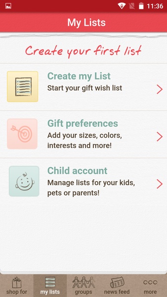Giftster - Preview 4