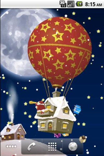 Santa Live Wallpaper Free - Preview 3