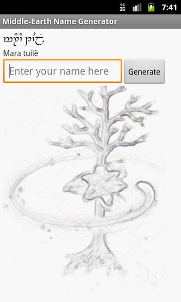 Middle-earth Name Generator - Preview 2
