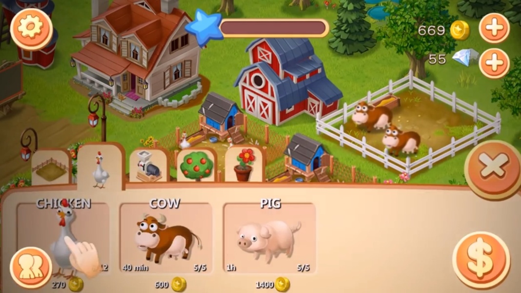 Candy deals farm games