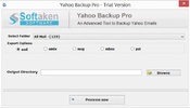 Softaken Yahoo Backup Tool screenshot 1